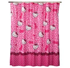 Hello Kitty Fabric Shower Curtain Fabric Shower Curtains Hello Kitty Decorations Hello Kitty