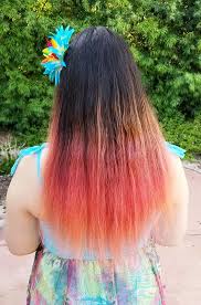 Faded Peach Pink Ombre Hair Ethereal Hearts In 2020 Pink Ombre Hair Hair Dyed Hair
