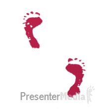 Orange Footsteps Walking 3d Animated Clipart For Powerpoint Presentermedia Com Animated Clipart Powerpoint Animation Clip Art