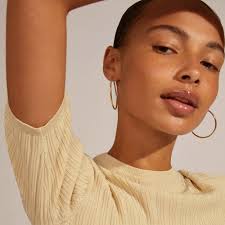 18Kt Medium Sized Hoop Earrings Ref XNSE8782 Sterling