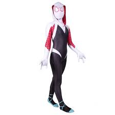 These web shooters does not shoot webs but are. Womens Gwen Stacy Into The Spider Verse Cosplay Spider Gwen Costume Costume Party World