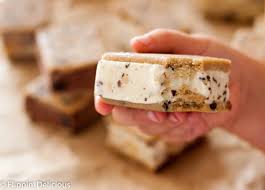 Chill baked cookies in fridge briefly until cold (if they are even slightly warm, they will cause the ice cream to melt her focus is on providing recipes that are vegan and also gluten free. Gluten Free Cookie Dough Ice Cream Sandwiches
