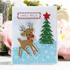Winter friends stocking counted cross stitch kit. Christmas Card Kit 5 Kits How To Craft Supplies Tools Merrittfs Com