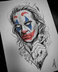 Michal Hladik Art Joker Tattoo Design Joker Tattoo Joker Drawings