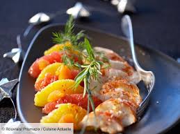 Langoustes Tiedes Sur Panache De Fruits Recettes Recette Recette Entree Facile Recette Langouste Recette Entree