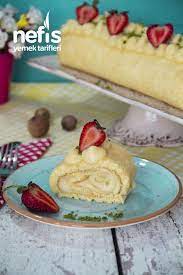 muzlu rulo pasta nefis yemek tarifleri yemek tarifleri yemek pasta