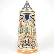 Check spelling or type a new query. Authentic Hofbrauhaus Munchen Relief Stein 1 2 Liter Ernst Licht