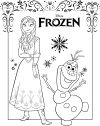 Elsa anna olaf kristoff buku mewarnai, percikan, sudut, putih png. Contoh Gambar Mewarnai Gambar Putri Frozen Kataucap