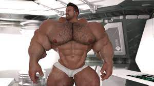 Muscle Growth Animation - The Bodyguard NSFW - ThisVid.com