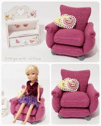 Awesome Amigurumi Koltuk Check More At Http Www Knitttingcrochet Com Amigurumi Koltuk Html Barbie Furniture Bebek Mobilyasi Koltuklar