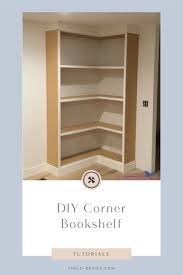 Start by measuring the width of each step (and subtract 1/8″ to account for the slant of the ladder.) use 1″x10″ pine boards (or any depth you choose.) cut them down to size on a miter saw or ask the lumber store to cut them for you. Diy Corner Bookcase Video Stagg Design