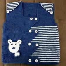 Modern Erkek Bebek Yelegi Bebek Yelek Baby Knitting Patterns Orgu