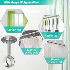 Our clothing & closet storage category offers a great selection of closet shelf & rod brackets and more. Buy Creatyi Heavy Duty Closet Rod Brackets Closet Shower Curtain Rod Bracket Ceiling Mount Brackets Closet Rod Holders Closet Pole Sockets Closet Rod Supports For 1 1 4 Inch Rod 2 Pcs Silver Online