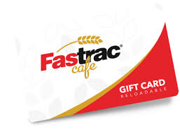 Actual delivery times subject to order information verification, processing and carrier transit timeframes. Fastrac Reloadable Fastrac Gift Card