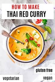 30 Minutes Vegan Thai Red Curry Recipe Sandhya S Kitchen Recipe Curry Recipes Curry Recipes Vegetarian Red Curry Recipe