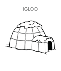 Select from 36965 printable crafts of cartoons, nature, animals, bible and many more. Eskimo And Igloo Coloring Pages Playing Learning