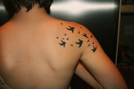 Small Bird Tattoo On Hand Pin By Natalie Walczuk On Ink D Back Of Shoulder Tattoo Shoulder Tattoos For Women Girl Shoulder Tattoos