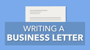Writing A Formal Business Letter Youtube