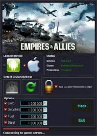 Empires Allies Hack Download 2016 Tools Cheats Tool Hacks Gold Supplies Cheat Engine