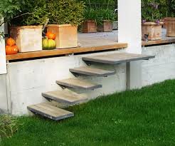 Der sommer lädt wieder auf die terrasse und in den garten ein. Treppen Terrassen Treppe Gartentreppe Terrasse Beton