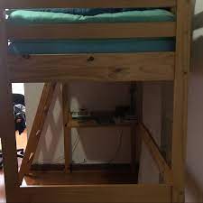cama suspensa mesa tok stok usado 37968785 enjoei mesa tok stok cama suspensa cama