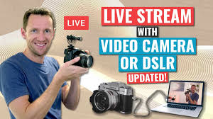 Start your free trial today. How To Live Stream With A Video Camera Or Dslr As A Webcam