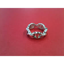 Bague Hermes Chaine D Ancre Enchainee En Argent