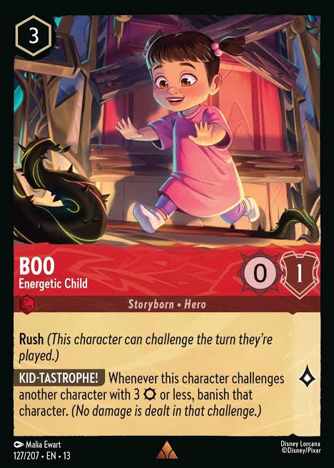 Boo - Energetic Child 127/207 » Disney Lorcana Card Details + Review »  Lorcana Player
