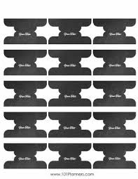 Free Printable Divider Tabs Template Customized Printable Tab Dividers Divider Tabs Printable Tabs Planner Tabs