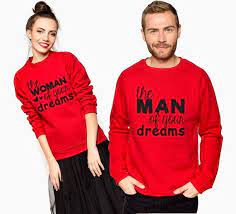 Matching couple outfits for birthday. His And Her Shirts Couple Matching Gift Couple Matching Etsy In 2021 Couple Matching Outfits Red Sweatshirts Matching Outfits