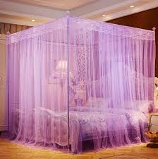 The four poles should be set up so that they. Bed Canopies Drapes Nattey 4 Corners Princess Bed Curtain Canopy Canopies For Girls Boys Adults Bed Gift Twin White Home Kitchen
