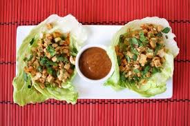 Spicy Thai Chicken Lettuce Wraps With Peanut Sauce Keeprecipes Your Universal Recipe Box