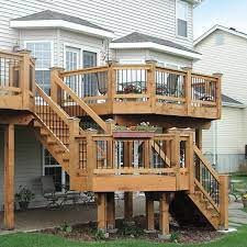 The gazebo can be a perfect place to enjoy the view around the house. 2 Step Pressure Treated Cedar Tone Pine Stair Stringer 215726 The Home Depot