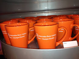 Mugs In The Mercedes Experience Shop On The Champs Elysees In Paris Mugs Mercedes Champs Elysees