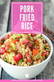 Triple Pork Fried Rice Mirlandra S Kitchen Recipe In 2020 Pork Fried Rice Fried Rice Fried Rice Easy