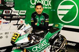 Tetsuta nagashima (moto2 rider) selepas series riders x jds, dah lama tunggu. Onexox Tkkr Sag Team Motogp