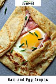 Ham Egg Crepes Festival Foods Recipe Food Ham And Eggs Recipes