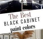 The 10 Best Black Paint Colors for Kitchen Cabinets