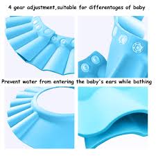 No need to close eyes when washing hair. Buy Baby Shower Cap Gimilife Baby Bath Visor Baby Shower Head Protector Hat Shampoo Bath Shower Wash Hair Shield Cap Bathing Shampoo Shower Protection Hat For Baby Bathroom Safety Blue Online In