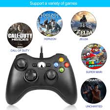 Leshp Game Controller Gamepad Usb Wired Shoulders Buttons Improved Ergonomic Design Joypad Gamepad Controller For Microsoft Xbox Xbox Xbox 360 Game Controller