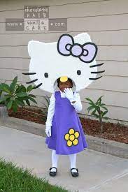 Sewing is always optional but never necessary with. Vanilla Care Family Friday Homemade Hello Kitty Costume With Diy Instructions Hello Kitty Costume Hello Kitty Halloween Costume Hello Kitty Halloween