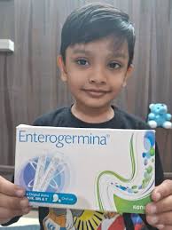 My child used to get loose motions whenever we traveled, but Enterogermina  has helped so much! Now, I never forget to pack it. #GutCareOnTheGo