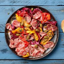 Grillpeperonisalat Mit Salami Rezept Peperoni Salat Ideen Furs Mittagessen