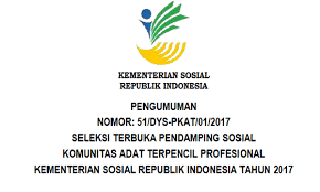 Lowongan kerja cpns kementerian kelautan dan perikanan tingkat sma smk d3 s1 tahun 2021. Lowongan Kerja Lowongan Kerja Tenaga Pendamping Kementerian Sosial
