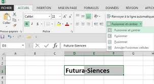 We did not find results for: Excel Comment Fusionner Et Fractionner Les Cellules
