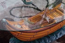 Check out our boat coffee table selection for the very best in unique or custom, handmade pieces from our coffee & end tables shops. Ship Style Antique Glass Coffee Table My Aashis