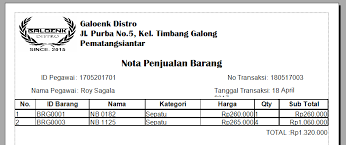 Nota penjualan merupakan bentuk transaksi yang digunakan untuk jual beli barang. Https Media Neliti Com Media Publications 281907 Sistem Informasi Pembelian Dan Penjualan Df80ade7 Pdf