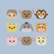 Winnie The Pooh Cross Stitch Pattern Pdf Instant Download Etsy Cross Stitch Patterns Animal Cross Stitch Patterns Cross Stitch