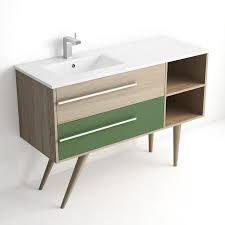 Plans vasque pour salle de bains. Meuble Salle De Bain Sur Pieds 120 Cm Avec Plan Vasque Tropcoul