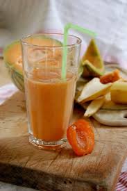 Smoothie Abricot Melon Banane Boissons Sans Alcool Lait Frappe Bars A Jus